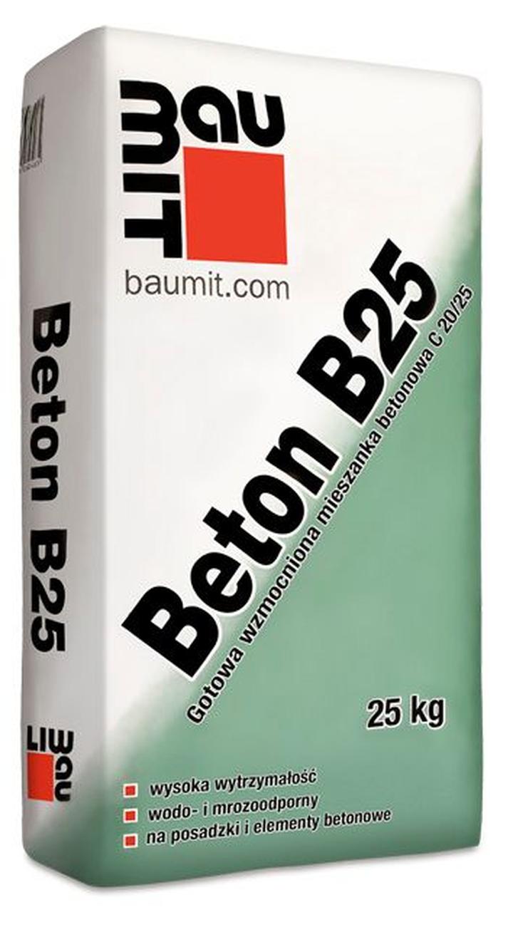 Objętość betonu w worku