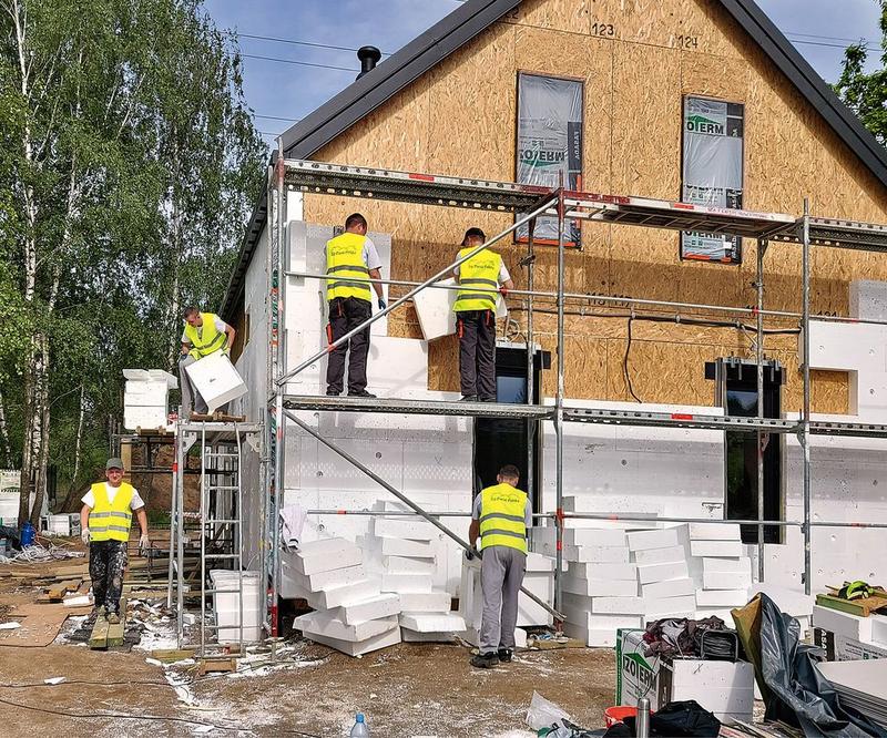 Ocieplenie domu podczas budowy