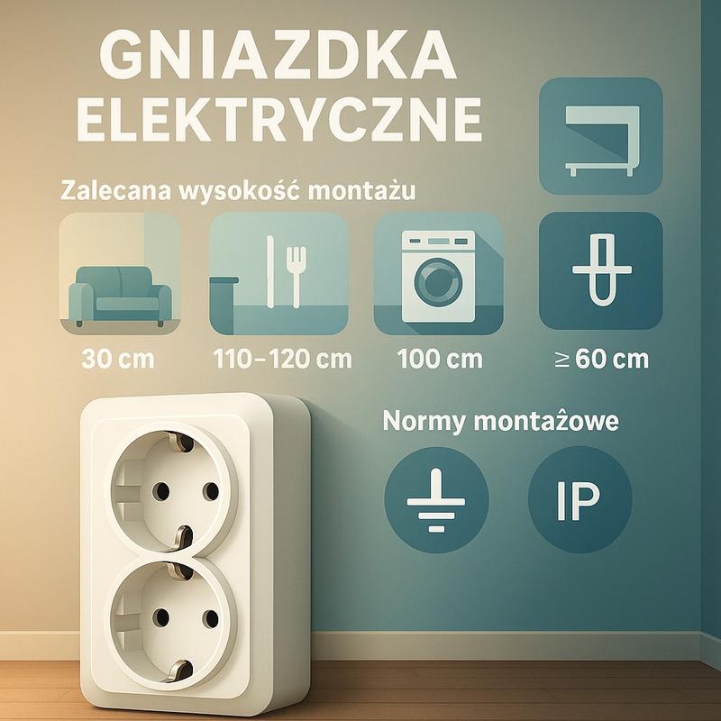 Montaż gniazdek w kuchni