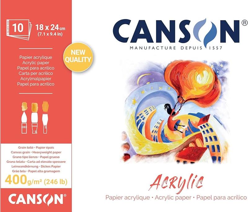 Cechy idealnego papieru do malowania akrylami