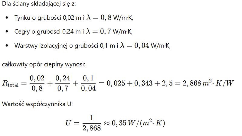 Jak obliczyć współczynnik przenikania ciepła dla dachu – wzór i przykład obliczeń